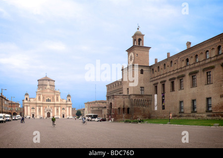 Le Château de la famille Pio Carpi Modena Italie Banque D'Images