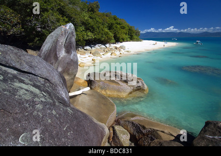 Nudey Beach, Fitzroy Island National Park, Queensland, Australie. Pas de monsieur ou PR Banque D'Images