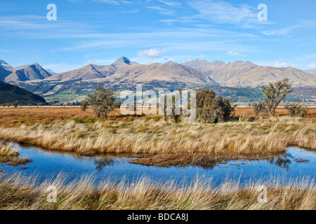 De superbes paysages naturels près de Glenorchy, Nouvelle-Zélande Banque D'Images