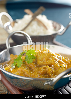 poulet au curry Banque D'Images