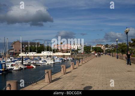 Bangor, promenade et marina County Down Irlande du Nord uk Banque D'Images