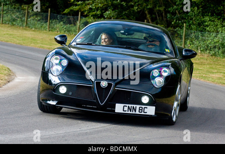 2007 Alfa Romeo 8C Competizione supercar à Goodwood Festival of Speed, Sussex, UK. Banque D'Images