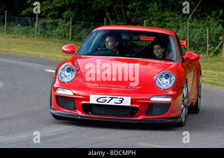 2009 Porsche 911 GT3 à Goodwood Festival of Speed, Sussex, UK. Banque D'Images