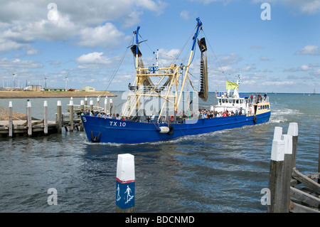 Pays-bas Texel Oudeschild bateau bateau port port Banque D'Images