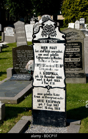 Église Maartenskerk Oosterend Texel cimetière cimetière cimetière Pays-bas Hollande Banque D'Images