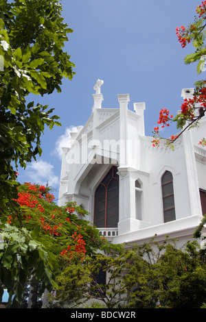 L'église épiscopale St Paul au 401 Duval Street Key West en Floride Banque D'Images