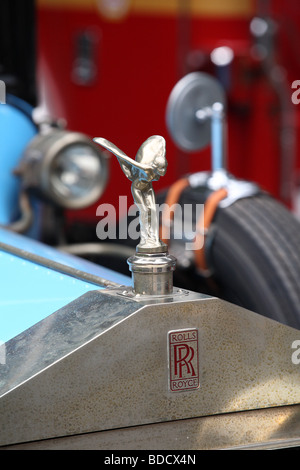 Gros plan d'une limousine Rolls Royce 1920 Banque D'Images