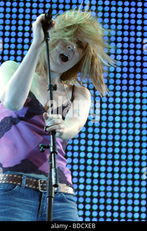DIDO - chanteuse pop britannique au Festival V à Chelmsford, en Angleterre, le 22 août 2004 Banque D'Images