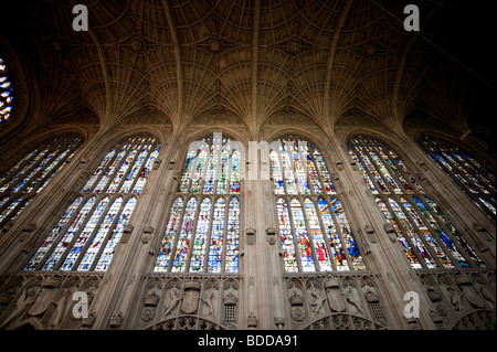 Vitraux, Trinity College, Cambridge Banque D'Images