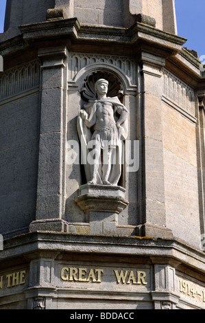 Le Monument aux Morts, Rushden Northamptonshire, Angleterre, Royaume-Uni, Banque D'Images