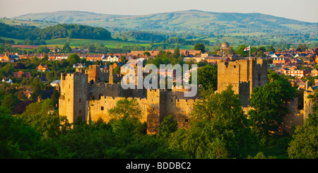 Le château de Ludlow Ludlow Shropshire en Angleterre Banque D'Images