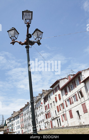 Une rue à Bayonne, France Banque D'Images