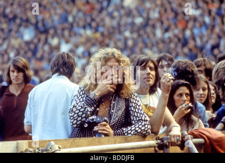 LED ZEPPELIN - Robert Plant sur 1975 Banque D'Images