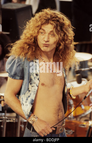 LED ZEPPELIN - Robert Plant sur 1975 Banque D'Images