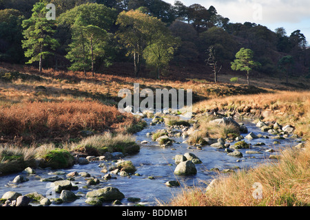 La Rivière Liffey au Sally Gap . Wicklow Irlande Banque D'Images