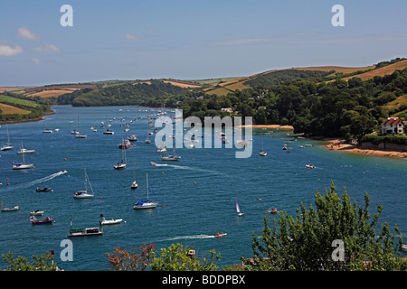 2667. Salcombe Kingsbridge Estuary, Devon & Banque D'Images