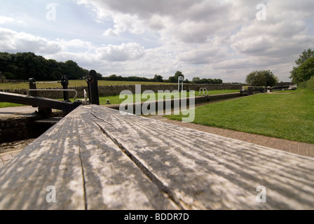 British Waterways Varneys à verrouillage de Cropredy au sud du canal d'Oxford © Doug Blane Banque D'Images