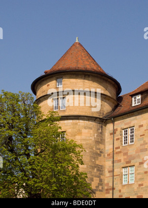 Tour de l'Altes Schloss, Stuttgart, Allemagne Banque D'Images