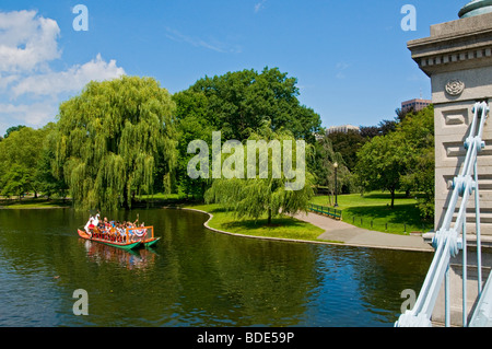 Jardin public de Back Bay de Boston Massachusetts Banque D'Images