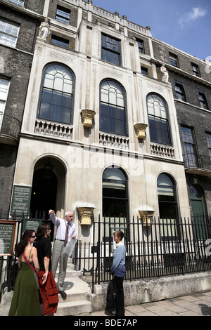 Entrée de la Sir John Soane's museum Lincoln's Inn Fields london uk Banque D'Images