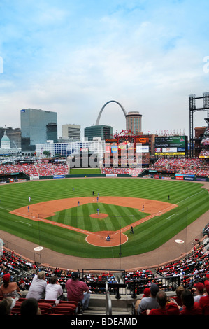 ST LOUIS - le 23 mai : le Stade Busch accueil du Saint Louis Cardinals et de l'emplacement de la All Star Game 2009 Banque D'Images