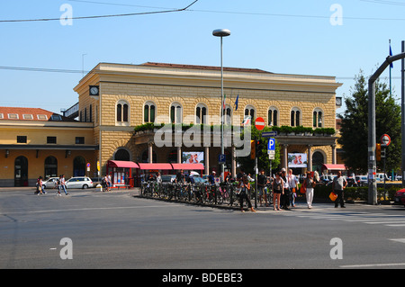 Gare à Bologne, Italie Banque D'Images