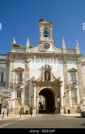 Faro Algarve portugal Arco da Vila Banque D'Images