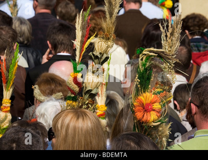 Le dimanche de Pâques dans la région de Lipnica Murowana, Pologne Banque D'Images