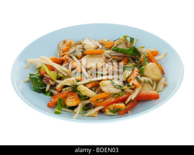 Sauté de légumes en sauce Chow Mein Banque D'Images