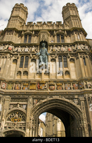 Entrée à la Cathédrale de Canterbury Kent England uk Banque D'Images