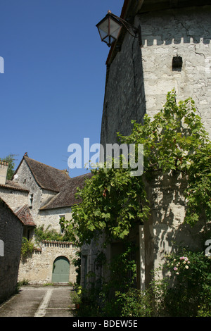 Bastide médiévale d'Issigeac, Périgord pourpre Banque D'Images