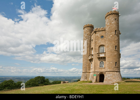 Broadway Tower, Worcestershire, Cotswolds, Royaume-Uni Banque D'Images