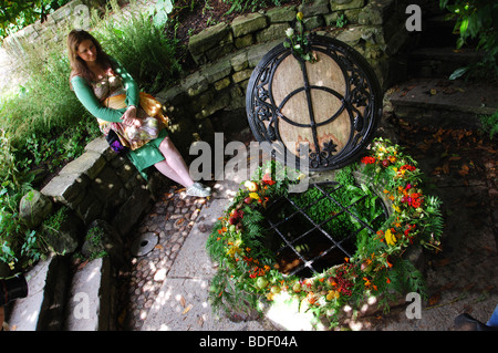 Jardins de Chalice Well Royaume-uni Angleterre Somerset Glastonbury Banque D'Images