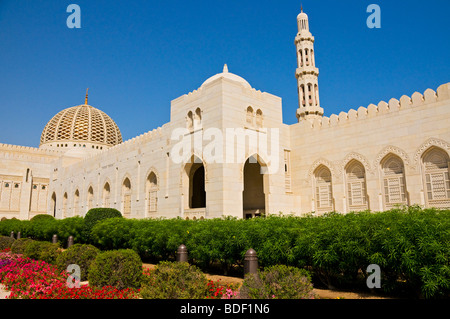 Grande Mosquée Sultan Qaboos Muscat Sultanat d'Oman Banque D'Images