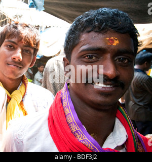 L'homme indien du Rajasthan Inde Banque D'Images