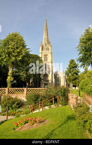 Église paroissiale de Sainte Marie la Vierge, Saffron Walden, Essex, Angleterre, Royaume-Uni Banque D'Images