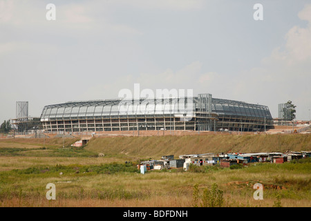 Le stade de football d'Orlando. Accueil de l'équipe de football Orlando Pirates. Soweto Johannesburg. L'Afrique du Sud. Banque D'Images