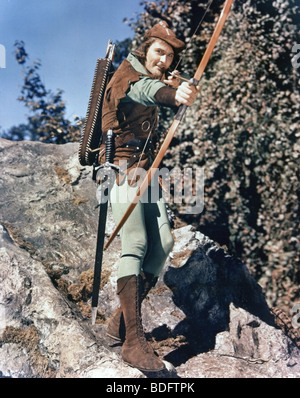 Les aventures de Robin des bois - 1938 Warner film avec Errol Flynn Banque D'Images