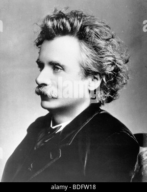 Le compositeur norvégien Edvard Grieg 1843-1907 Banque D'Images