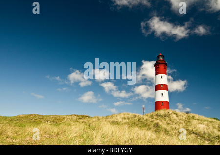 Leuchtturm, Amrum Island, Schleswig-Holstein, Allemagne, Europe Banque D'Images