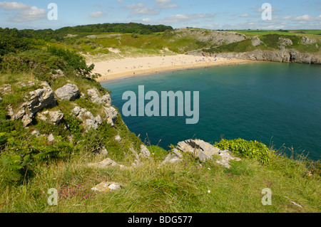 Barafundle Bay, Pembrokeshire, Pays de Galles Banque D'Images