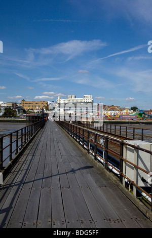 Jetée de Southend on Sea Banque D'Images