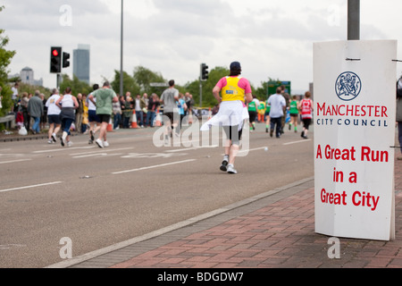 Manchester 10K run 17 Mai 2009 Banque D'Images