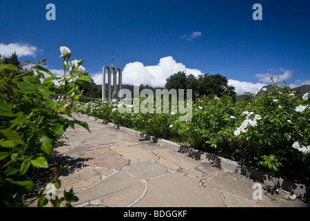 Huguenot Monument, Franschhoek, Western Cape, Afrique du Sud Banque D'Images