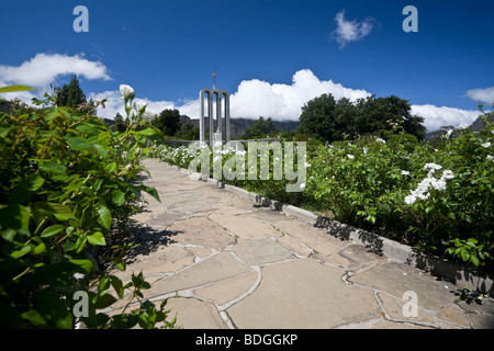 Huguenot Monument, Franschhoek, Western Cape, Afrique du Sud Banque D'Images