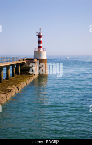 Amble Amble Angleterre Northumberland Pier Banque D'Images