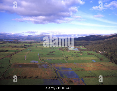 Morfa Vue d'Harlech Gwynedd Cnicht Moelwyns et le Nord du Pays de Galles UK Banque D'Images