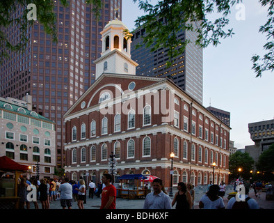 FANEUIL HALL est un lieu de marché et de salle de réunion construite en 1742 - Boston, Massachusetts Banque D'Images