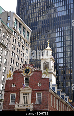 Old State House à Boston, Massachusetts (USA) Banque D'Images