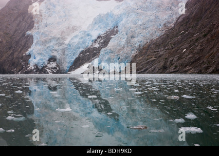 Glacier Nord-ouest, nord-ouest de Fjord, Kenai Fjords National Park, Alaska. Banque D'Images